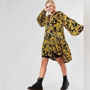 3/$50 Free People Love Letter Floral Tunic